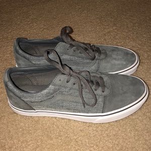 Grey Suede Vans size 10